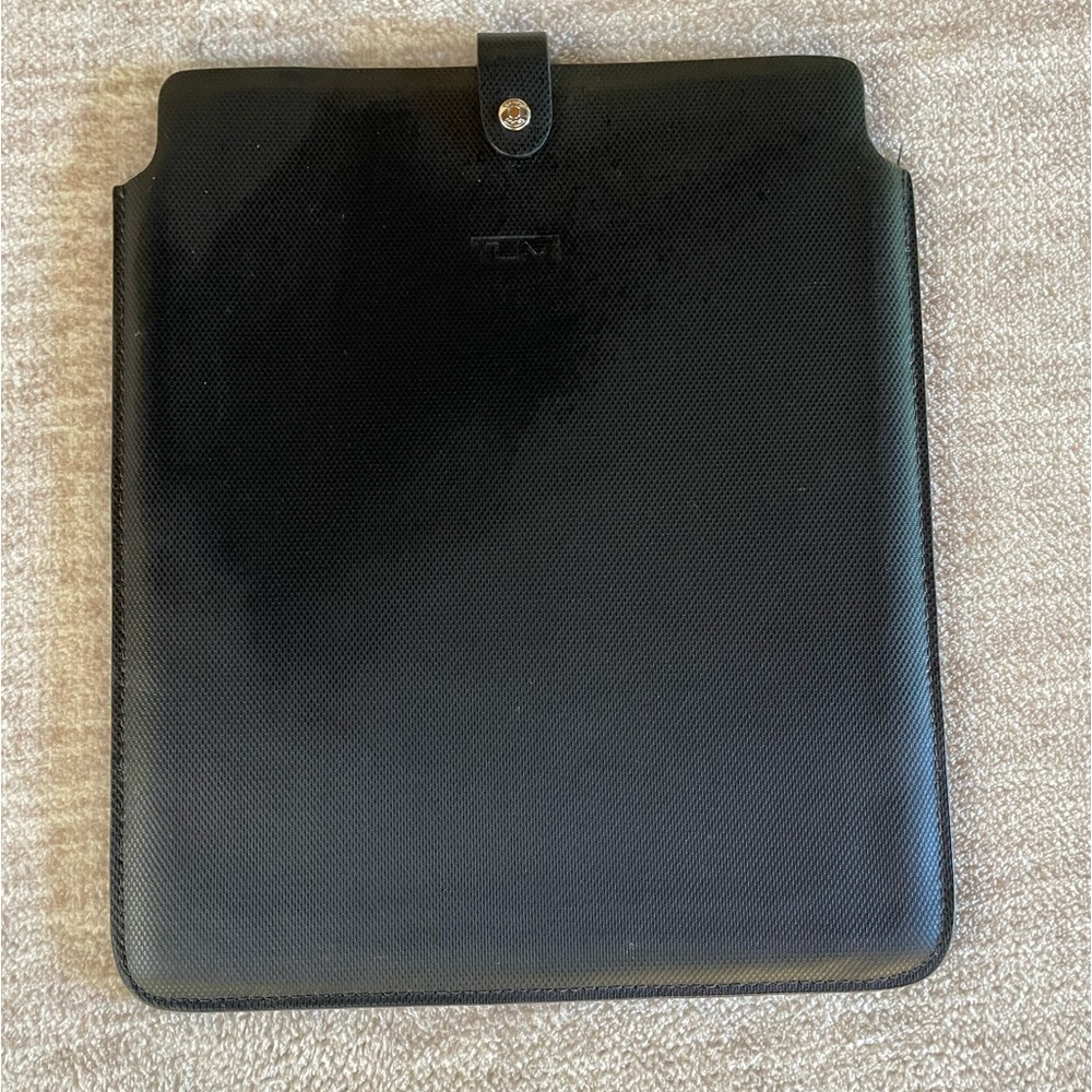 Tumi hard leather iPad case